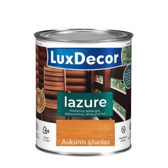 Prekės „Impregnantas PRIMACOL Woodstain su vašku 2,5 L auksinis ažuolas“ paveikslėlis
