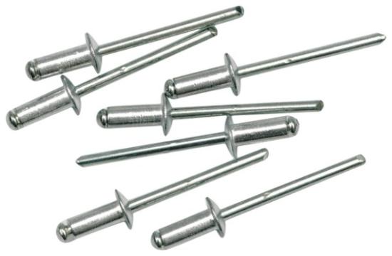 Prekės „Kniedės aliuminės 4,8x19 mm 50 vnt Vorel“ paveikslėlis