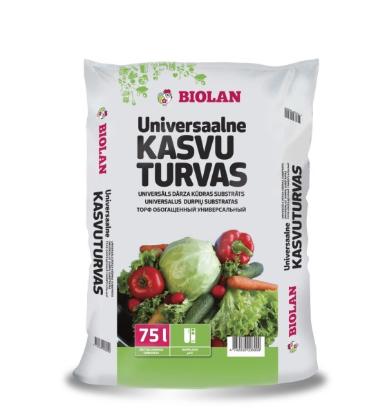 Prekės „Substratas universalus 75 l Biolan“ paveikslėlis