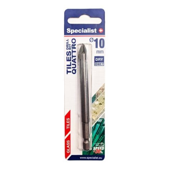 Prekės „Grąžtas stiklui/keramikai 10x85 mm Specialist+“ paveikslėlis