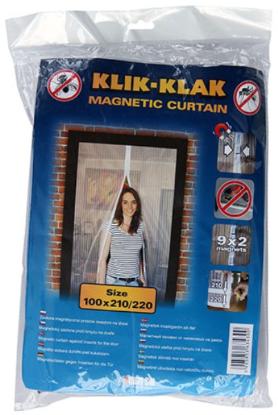 Prekės „Tinklas nuo uodų durims, magnetinis, baltas 110x220“ paveikslėlis