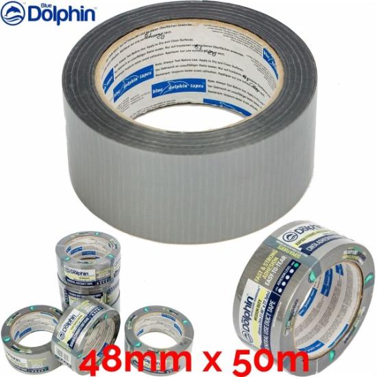 Prekės „48mm x 50m Sidabrinė Armuota Juosta FM-190 DUCT TAPE“ paveikslėlis