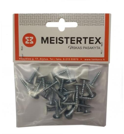 Prekės „Savisriegiai met/met 4,2x19 mm 30 vnt RAL 9003 RR20“ paveikslėlis