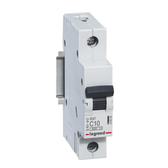 Prekės „419200 Automatinis jungiklis RX3 1P C10A 6kA Legrand“ paveikslėlis