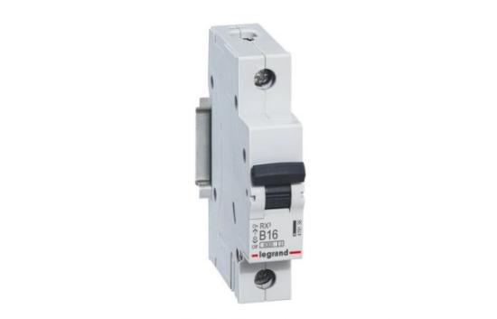 Prekės „419202 Automatinis jungiklis RX3 1P C16A 6kA Legrand“ paveikslėlis