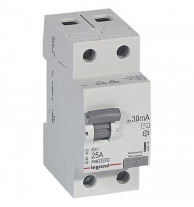 Prekės „402024 Srovės nuotėkio relė RX3 2PC25 6kA Legrand“ paveikslėlis