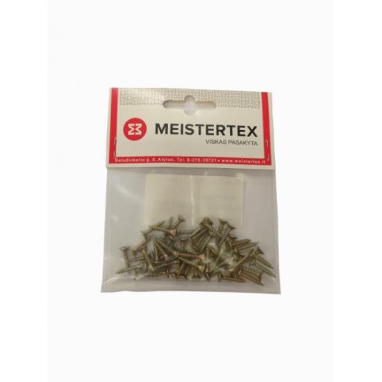 Prekės „Medsraigčiai geltoni 3x20 mm 50 vnt Meistertex“ paveikslėlis