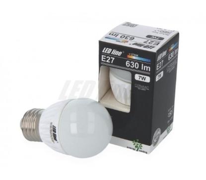 Prekės „Lempa LED E27 G45 7W 2700K 630lm LEDline“ paveikslėlis