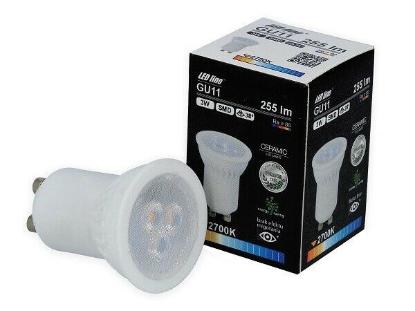 Prekės „Lempa LED GU11 3W 2700K 255lm LEDline“ paveikslėlis