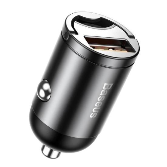 Prekės „Įkroviklis automobilinis 30W 12-24V USB QC3“ paveikslėlis