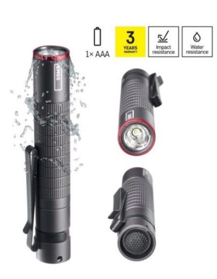 Prekės „Žibintuvėlis, atsparus drėgmei IP65, ULTIBRIGHT 50, CREE LED, 100lm, 1xAAA, EMOS“ paveikslėlis