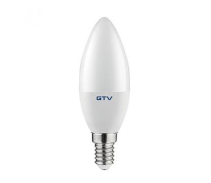 Prekės „Lemputė GTV LED 8W / E14 / 700lm / žvakutės forma / 4000K / 160* / 230V“ paveikslėlis