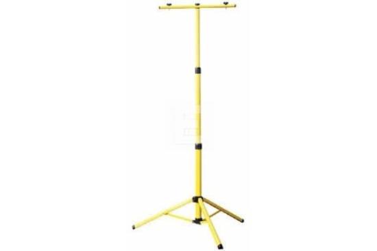 Prekės „Laikiklis GTV šviestuvams 2 vietų,  metalinis, geltonas, reguliuojamo aukščio nuo 57 cm iki 164 cm“ paveikslėlis