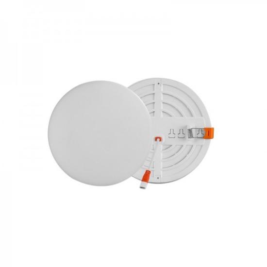 Prekės „LED panelė be rėmelio/  įleidžiama / apvali / 24W / 2160lm / 4K“ paveikslėlis