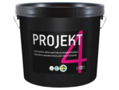 Prekės „Dažai sienoms ir luboms Projekt 4 A 2,7L“ paveikslėlis