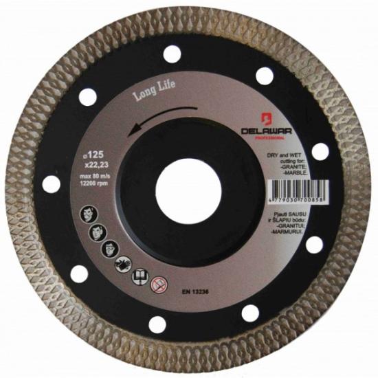 Prekės „Diskas deimantinis 150x1,6x22,2 mm X-Turbo DeLawar“ paveikslėlis