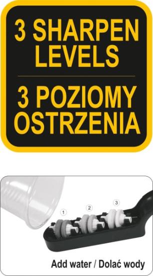 Prekės „Galąstuvas peiliams trigubas 26220 Vorel“ paveikslėlis