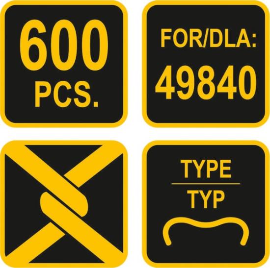 Prekės „Segtukai tvoros sukabinimui 600 vnt Vorel 49841“ paveikslėlis