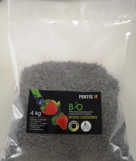 Prekės „Trąšos BIO mineralinės sodo uogoms 4kg Fertis“ paveikslėlis