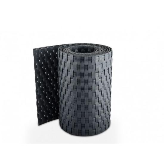 Prekės „Tvoros juosta MIKKO Rattan MK-03 19 cm x 12,75 m, spalva grafitas“ paveikslėlis