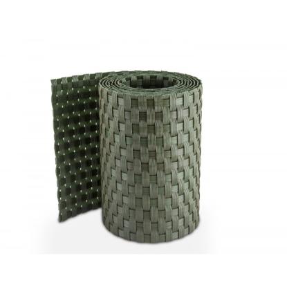 Prekės „Tvoros juosta MIKKO Rattan MK-12 19 cm x 12,75 m, žalios spalvos“ paveikslėlis
