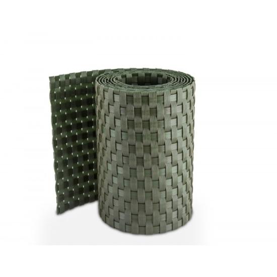 Prekės „Tvoros juosta MIKKO Rattan MK-12 19 cm x 12,75 m, žalios spalvos“ paveikslėlis