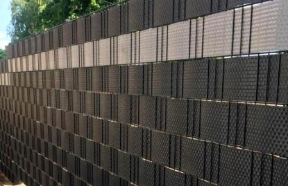 Prekės „Tvoros juosta MIKKO Rattan MK-12 19 cm x 12,75 m, žalios spalvos“ paveikslėlis