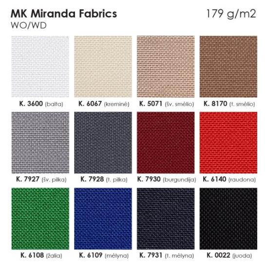 Prekės „Vandeniui atsparus audinys Miranda 1,6m 7928, tamsiai pilkas“ paveikslėlis