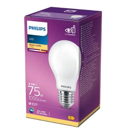 Prekės „Lempa LEDcorePro 8,5W/827 E27 A60 Philips“ paveikslėlis