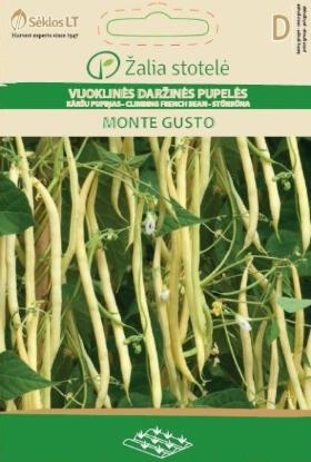 Prekės „Sėklos vijoklinės daržinės pupelės MONTE GUSTO 10g“ paveikslėlis