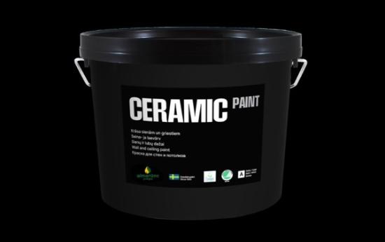 Prekės „CERAMIC PAINT PREMIUM klasės dažai vandens pagrindu vidaus darbams 2.7 L“ paveikslėlis