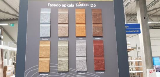 Prekės „Horizontalios fasado dailylentės CANEXEL D5 ACADIA 3,66m“ paveikslėlis