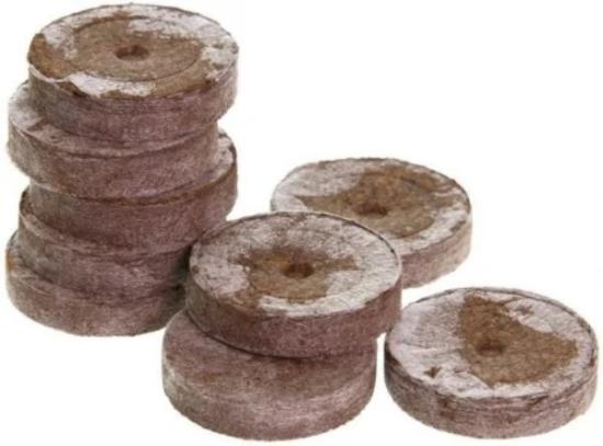 Prekės „Durpinė tabletė ø 44 mm (15vnt)“ paveikslėlis