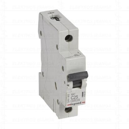 Prekės „Modulinis MCB automatinis jungiklis RX3 1P C25A 6kA Legrand“ paveikslėlis