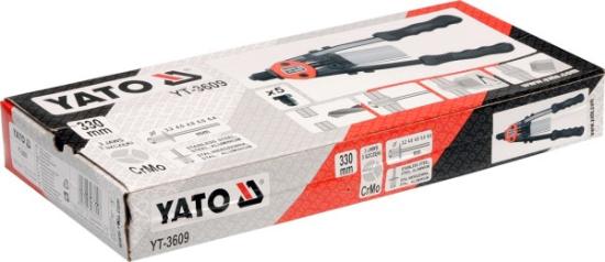 Prekės „Kniediklis 3,2-6,4 mm AL/NP žirklinis 330 mm Yato“ paveikslėlis