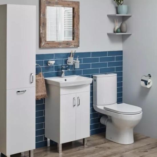 Prekės „Komplektas spintelė su praustuvu CERSANIT CLASO 60 cm“ paveikslėlis