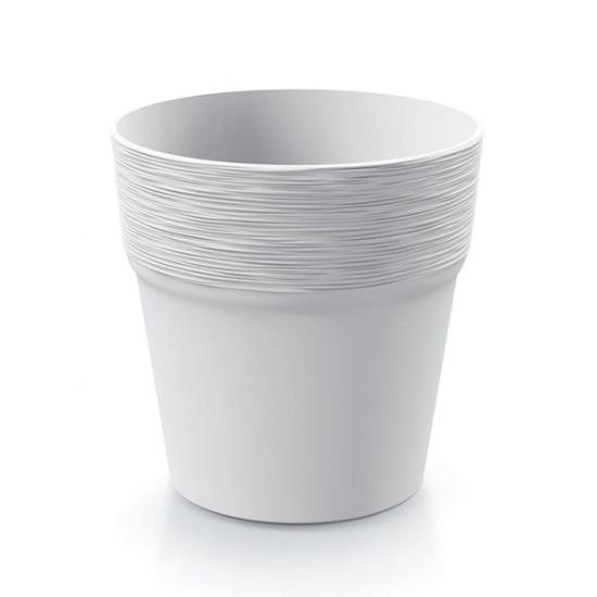 Prekės „Plastikinis vazonas Furu DFA120-S449, baltos spalvos“ paveikslėlis