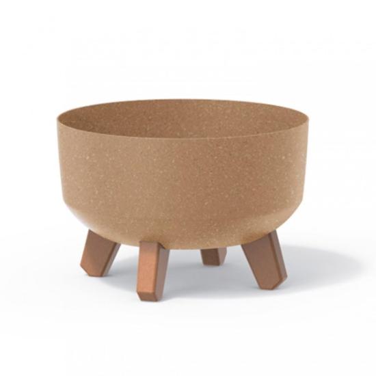 Prekės „Vazonas DGRL240LW-4665W Gracia low Eco Wood, rudos spalvos“ paveikslėlis