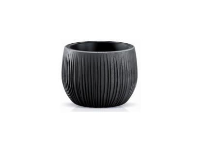 Prekės „Plastikinis vazonas Beton Bowl DKB150-B411, juodos spalvos“ paveikslėlis
