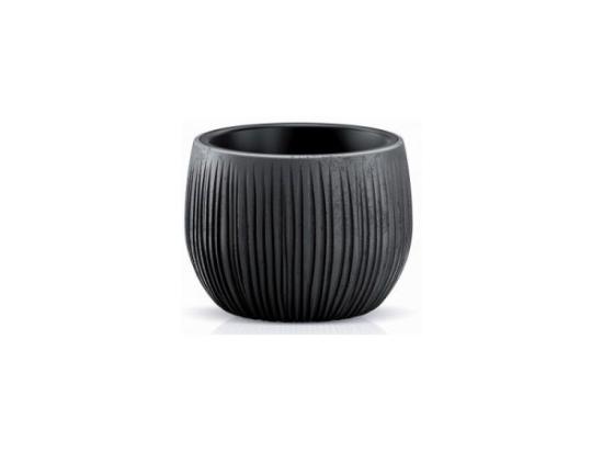 Prekės „Plastikinis vazonas Beton Bowl DKB150-B411, juodos spalvos“ paveikslėlis