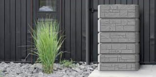 Prekės „Talpa lietaus vandeniui IDTST500-429U Stone, pilkos spalvos“ paveikslėlis