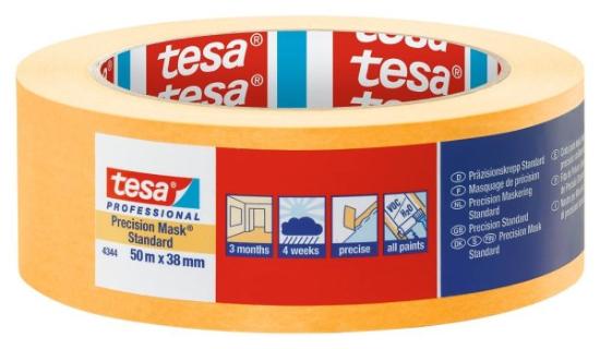 Prekės „Apsauginė dažymo juosta 50 m x 38 mm ORANGE TESA“ paveikslėlis