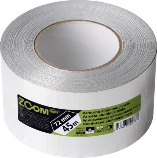 Prekės „Armuota aliuminio juosta ZOOM, 72mm x 45m,“ paveikslėlis