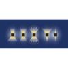 Prekės „Šviestuvas fasadinis LED 2x3W 4000K IP54 pilkas CUBE LEDOM“ paveikslėlis