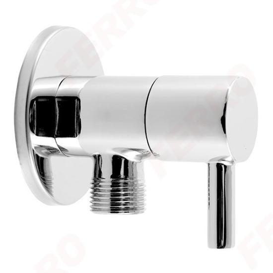 Prekės „Ventilis rutulinis kampinis FERRO ROTONDO Z296 1/2"x1/2"“ paveikslėlis