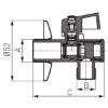 Prekės „Ventilis rutulinis kampinis su filtru FERRO Z1238KF 1/2"x3/8“ paveikslėlis