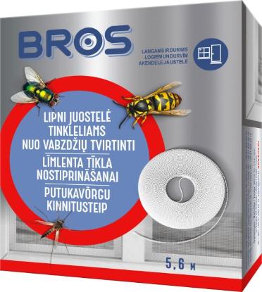 Prekės „Lipni langų tinklelių juosta 5,6 m BROS“ paveikslėlis