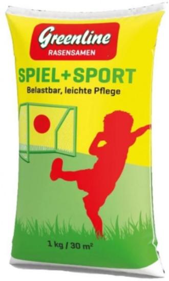Prekės „Vejos žolės mišinys Spiel+Sport 1 kg / 30 m2 Greenline“ paveikslėlis