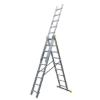 Prekės „Kopėčios aliuminės universalios 3 dalių 9 pakopų 2,43 x 5,29 m Bayersystem BS-DW 3x9
“ paveikslėlis