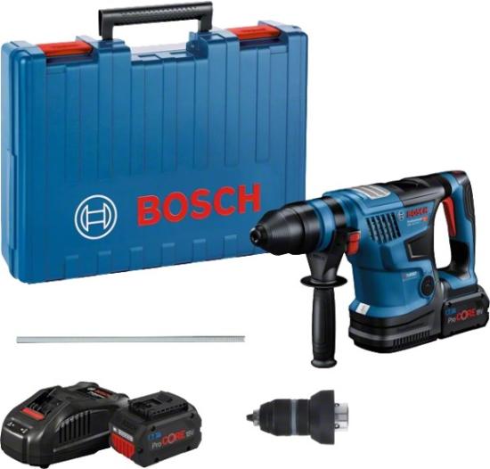 Prekės „NUOMA Akumuliatorinis BITURBO perforatorius su SDS PLUS GBH 18V-34 CF 5 kg (7B)“ paveikslėlis